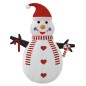 Boneco de neve insuflável com luzes LED 250 cm