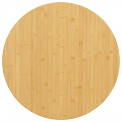 Tampo de mesa Ø80x4 cm bambu