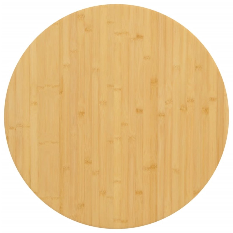 Tampo de mesa Ø80x4 cm bambu-Tampos de mesa-Home Retail