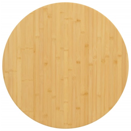 Tampo de mesa Ø80x4 cm bambu