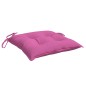 Almofadões para cadeira 2 pcs 40x40x7 cm tecido rosa