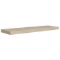 Prateleiras parede suspensas 2 pcs 90x23,5x3,8cm MDF carvalho