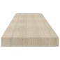 Prateleiras parede suspensas 2 pcs 90x23,5x3,8cm MDF carvalho