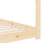 Estrutura de cama para crianças 80x160 cm pinho maciço