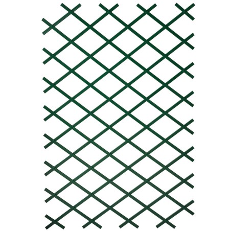 Nature Treliças de jardim 2 pcs 100x200 cm PVC verde