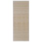 Tapetes retangulares de bambu natural 4 pcs 120x180 cm