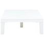 3 pcs conjunto lounge para jardim plástico branco