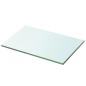 Prateleiras 2 pcs 30x15 cm vidro transparente