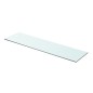 Prateleiras 2 pcs 80x20 cm vidro transparente