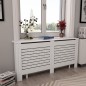 Cobertura de radiador 172x19x81,5 cm MDF branco