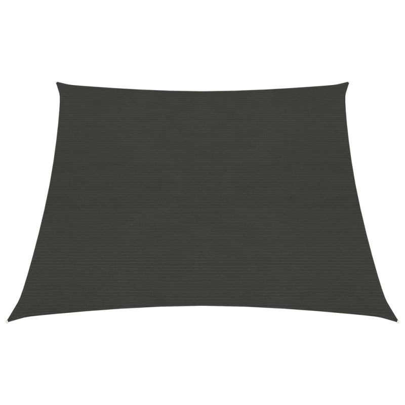 Para-sol estilo vela 160 g/m² 3/4x2 m PEAD antracite-Guarda-sóis e telas de varanda-Home Retail