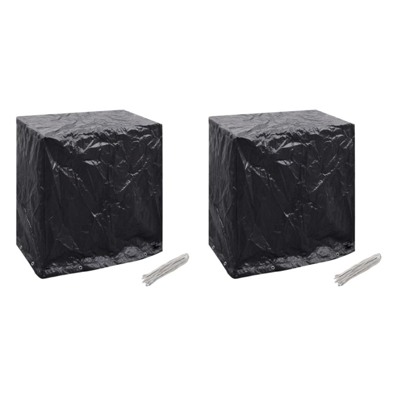 Capas mobiliário jardim 2 pcs mesa ténis 8 ilhós 160x55x182 cm-Capas para móveis de jardim-Home Retail