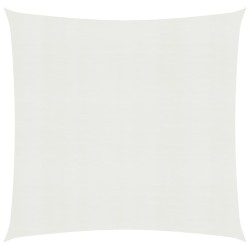 Para-sol estilo vela 160 g/m² 6x6 m PEAD branco