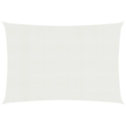 Para-sol estilo vela 160 g/m² 2,5x3 m PEAD branco