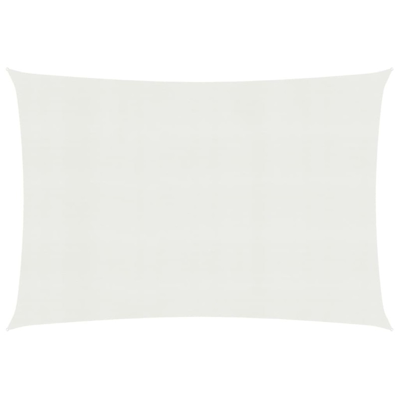 Para-sol estilo vela 160 g/m² 2,5x3 m PEAD branco-Guarda-sóis e telas de varanda-Home Retail