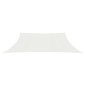 Para-sol estilo vela 160 g/m² 4/5x3 m PEAD branco