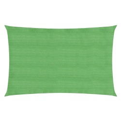 Para-sol estilo vela 160 g/m² 2x4,5 m PEAD verde-claro