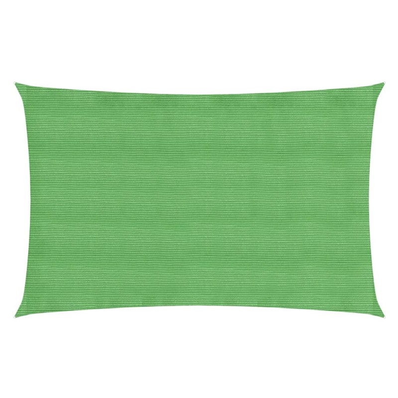 Para-sol estilo vela 160 g/m² 2x4,5 m PEAD verde-claro-Guarda-sóis e telas de varanda-Home Retail