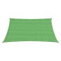 Para-sol estilo vela 160 g/m² 3/4x2 m PEAD verde-claro