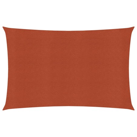 Para-sol estilo vela 160 g/m² 2x4,5 m PEAD terracota