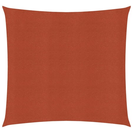 Para-sol estilo vela 160 g/m² 2,5x3 m PEAD terracota