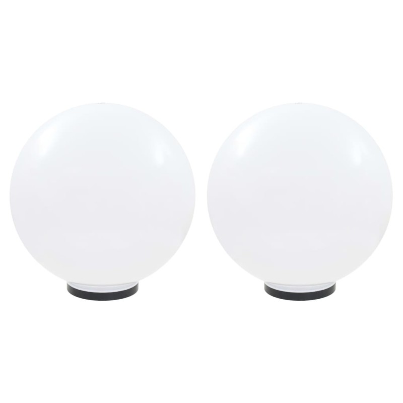 Candeeiros esféricos LED 2 pcs 50 cm PMMA-Iluminação de exterior-Home Retail