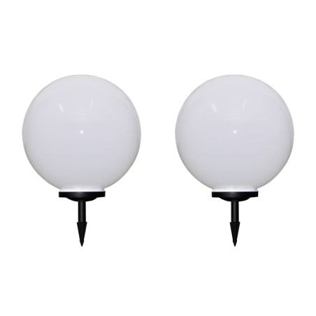 Candeeiros de exterior 2 pcs LED 50 cm com estacas de enterrar