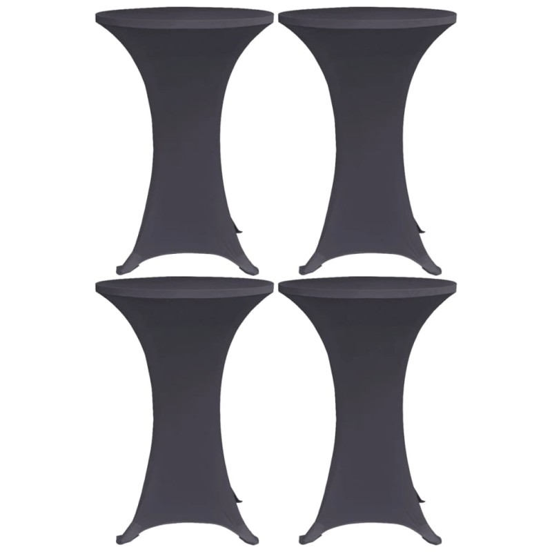 Capa extensível para mesa 4 pcs 70 cm antracite-Capas de sofás-Home Retail