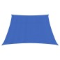 Para-sol estilo vela 160 g/m² 3/4x2 m PEAD azul