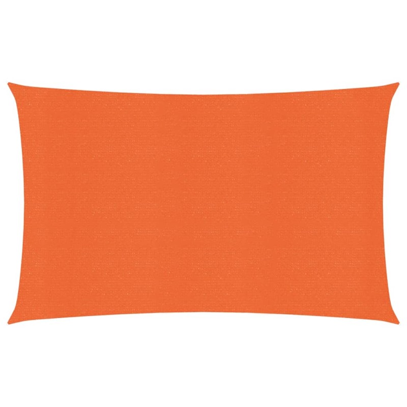 Para-sol estilo vela 160 g/m² 2x4,5 m PEAD laranja-Guarda-sóis e telas de varanda-Home Retail