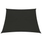 Para-sol estilo vela 160 g/m² 3/4x2 m PEAD preto