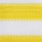 Tela de varanda 120x500 cm PEAD amarelo e branco