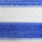 Tela de varanda 90x400 cm PEAD azul e branco