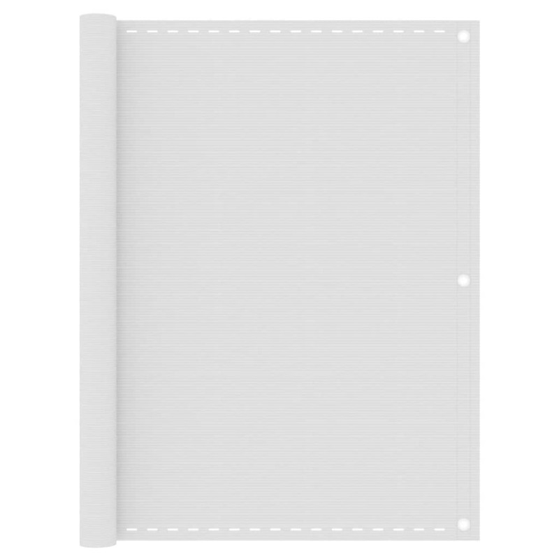 Tela de varanda 120x300 cm PEAD branco-Guarda-sóis e telas de varanda-Home Retail