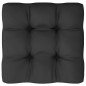 7 pcs conjunto lounge de jardim c/ almofadões pinho maciço