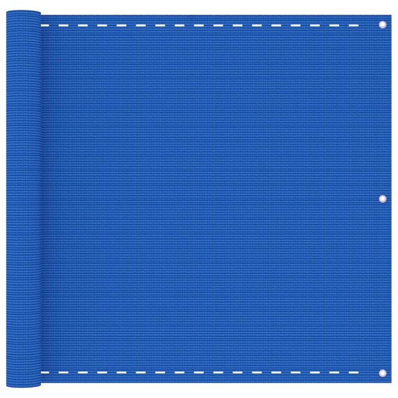 Tela de varanda 90x600 cm PEAD azul-Guarda-sóis e telas de varanda-Home Retail