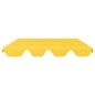 Toldo suplente baloiço jardim 188/168x145/110 cm amarelo