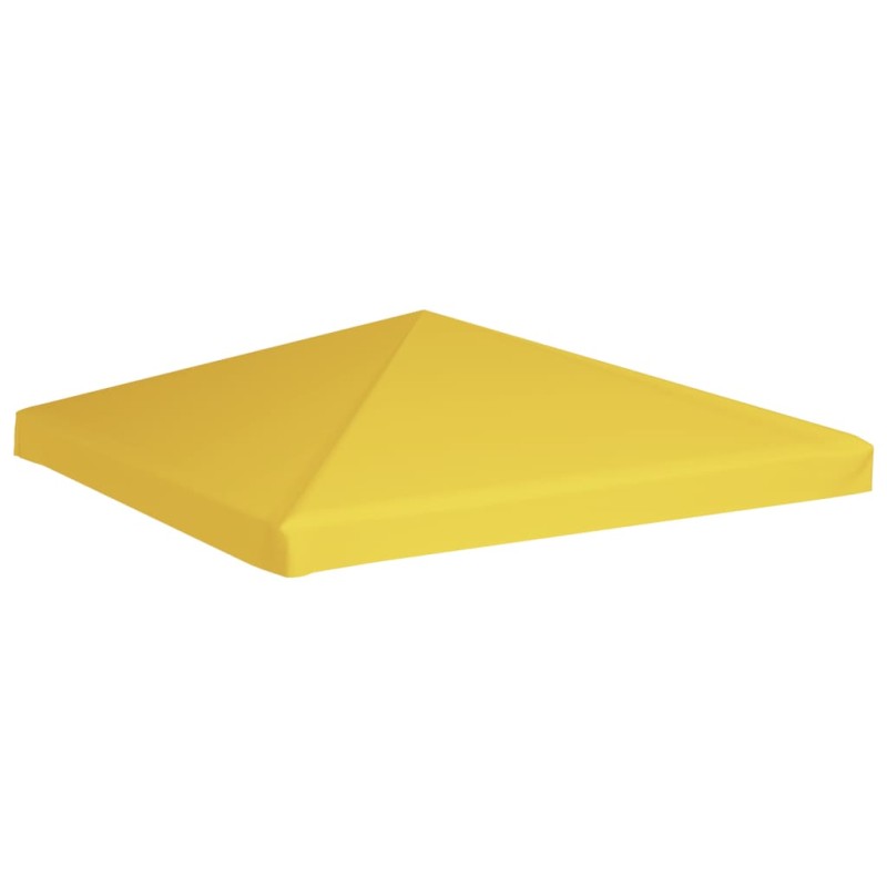 Cobertura de gazebo 270 g/m² 3x3 m amarelo-Topos para toldos e gazebos-Home Retail