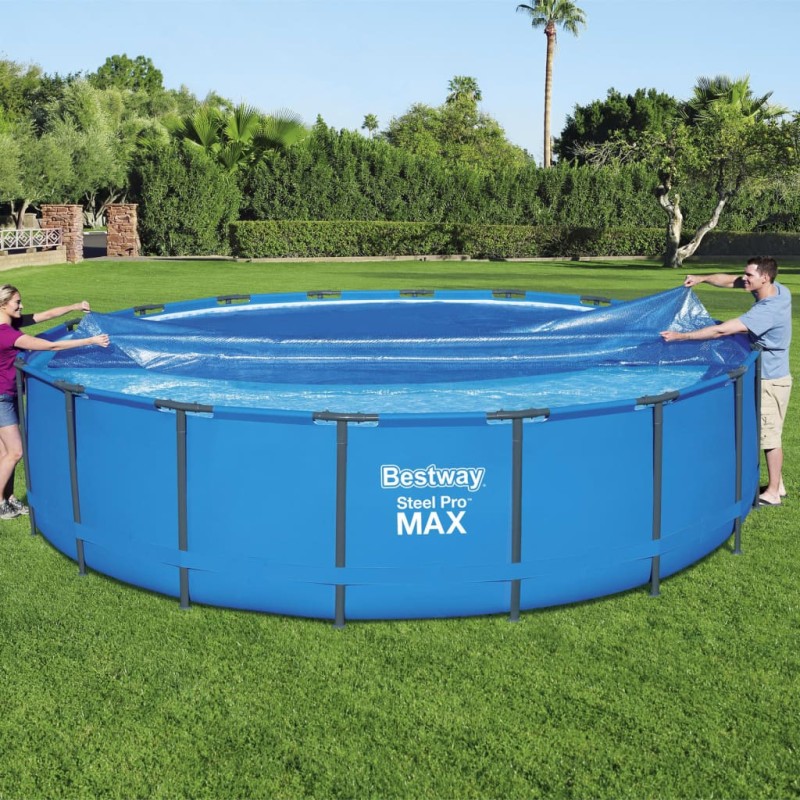 Bestway Cobertura de piscina solar Flowclear 549 cm-Capas para piscinas e plástico para forrar pisos-Home Retail