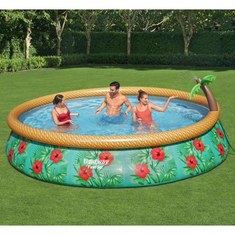 Bestway Conjunto piscina insuflável Fast Set Paradise Palms 457x84 cm-Piscinas-Home Retail