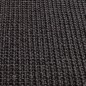 Tapete de sisal para poste arranhador 80x350 cm preto