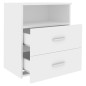 Mesa de cabeceira 50x32x60 cm branco