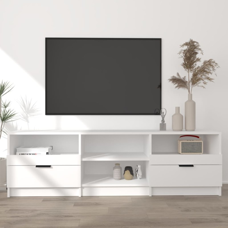 Móvel para TV 150x33,5x45 cm derivados de madeira branco-Móveis de TV-Home Retail