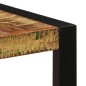 Mesa de jantar 140x70x75 cm madeira recuperada maciça