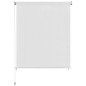 Estore de rolo para exterior PEAD 60x140 cm branco