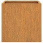 Vasos/floreiras 2 pcs 49x47x46 cm aço corten