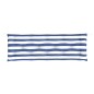 Almofadões p/ banco jardim 2 pcs 150x50x7 cm tecido azul/branco