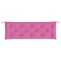 Almofadões p/ banco de jardim 2 pcs 150x50x7 cm tecido rosa