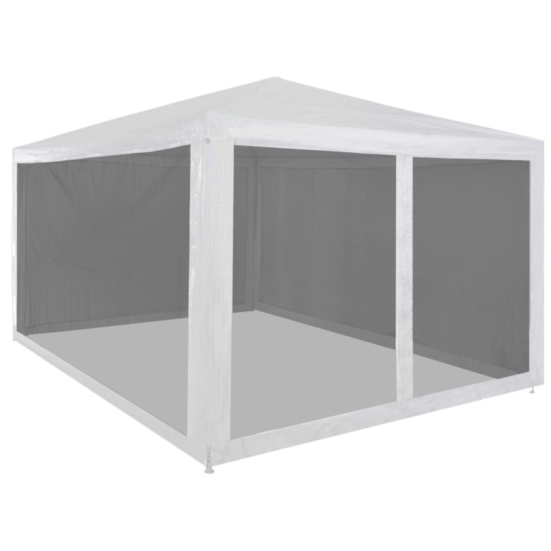 Tenda para festas com 4 paredes laterais em rede 4x3 m-Toldos e gazebos-Home Retail