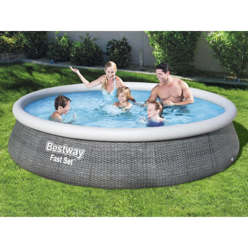 Bestway Conjunto piscina insuflável Fast Set com bomba 396x84 cm-Piscinas-Home Retail